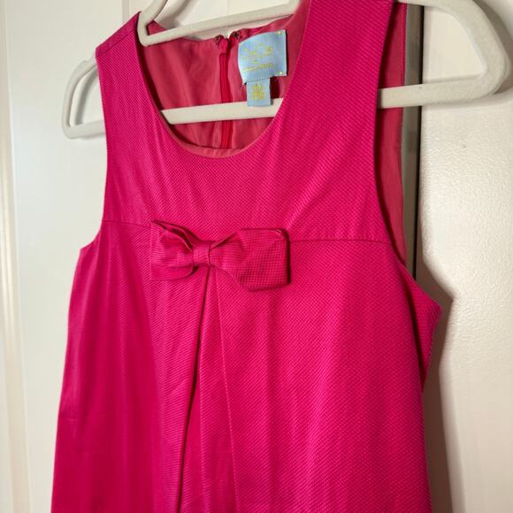 CECE by Cynthia Steffe Bright Pink Bow Shift Dress | 6 - Picture 5 of 10